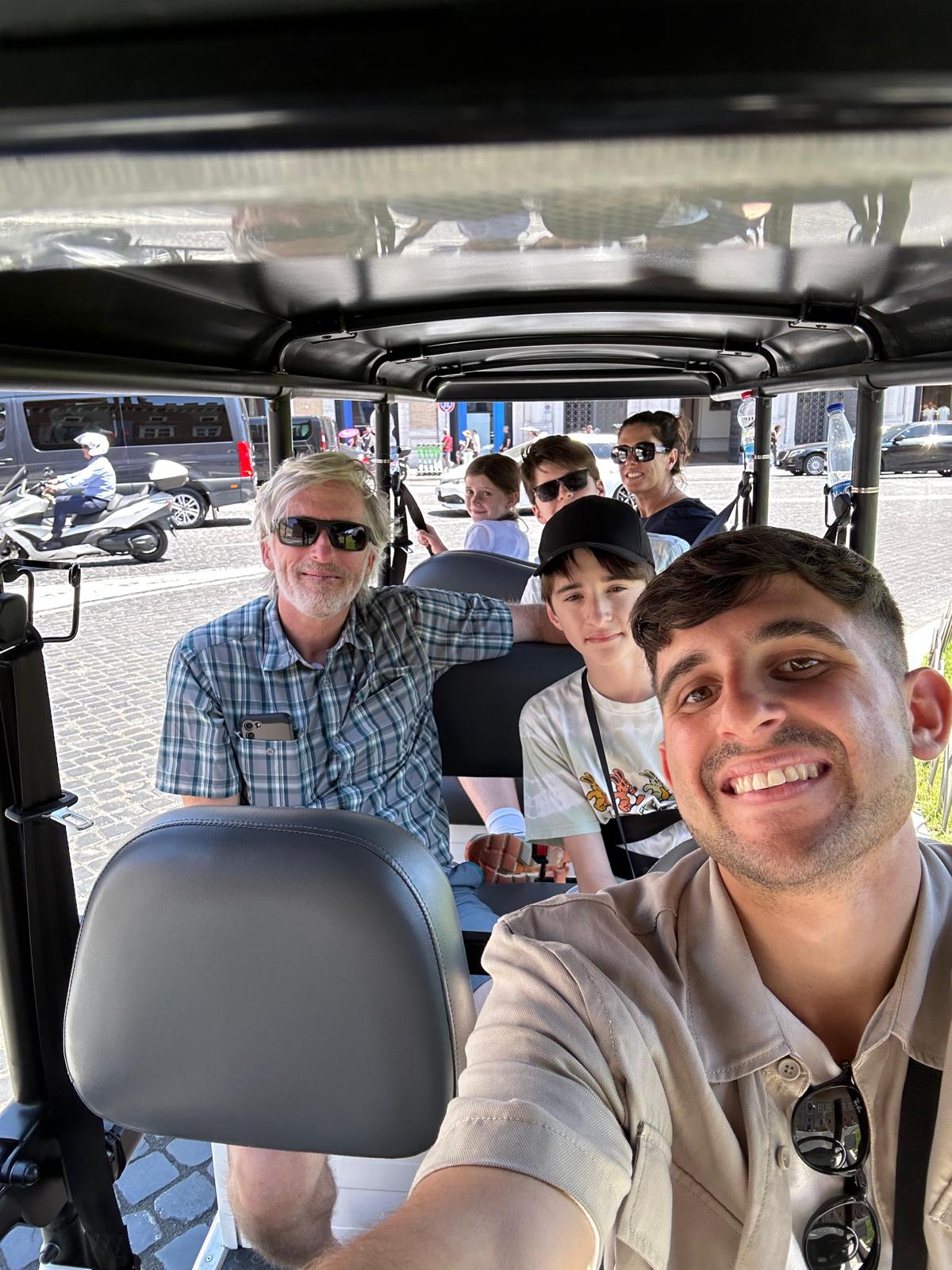 A Golf Cart Tour of the Baths of Caracalla