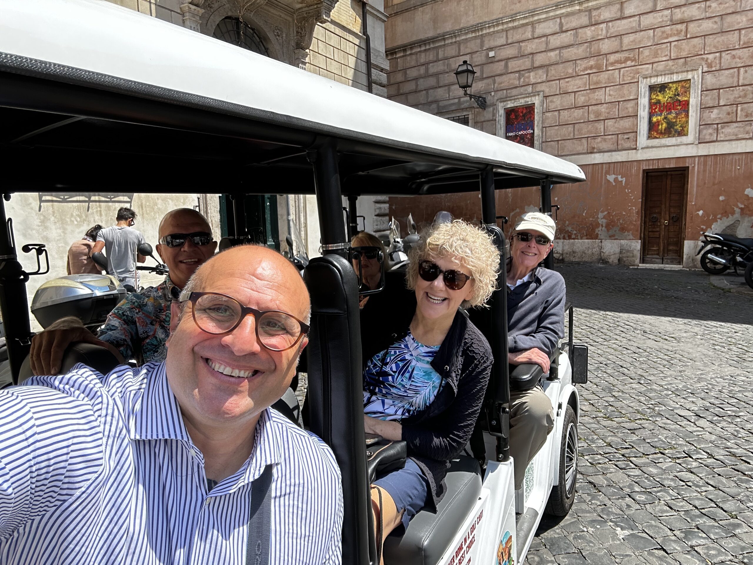golf cart incredible 4 hours tour of Rome