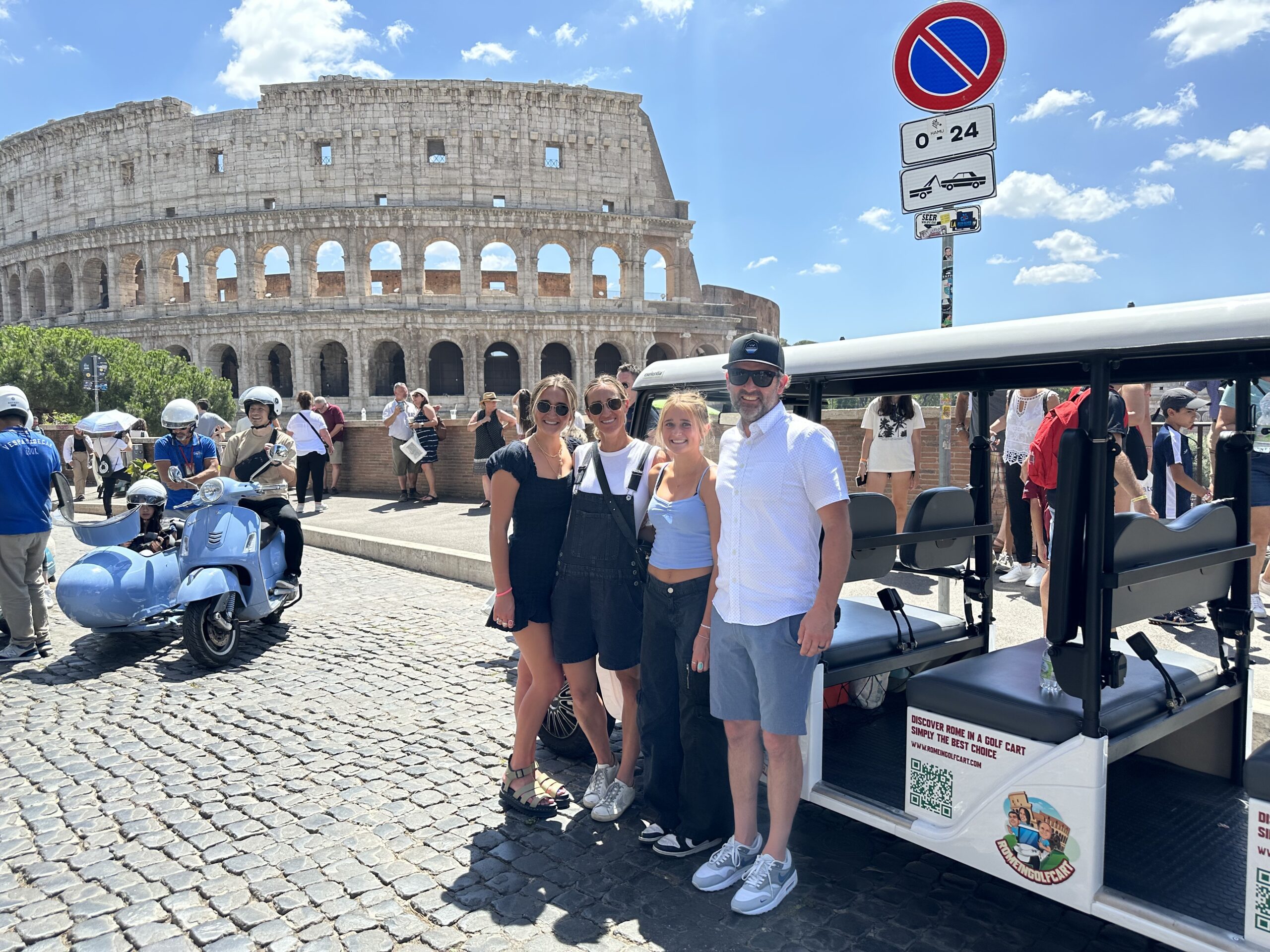 Enjoy Rome in golf cart incredible 4 hours