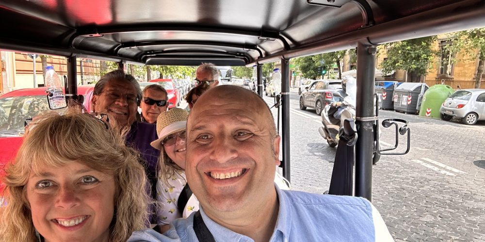 Small Group Rome in golf cart